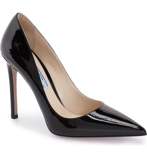 prada pointy toe pump silver|Prada pumps and sandals.